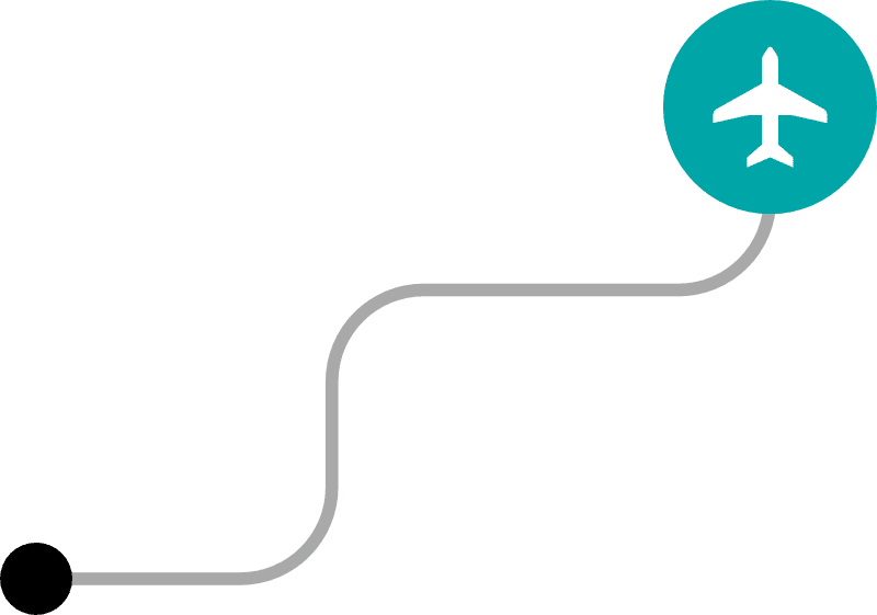 Flughafentransfer Icon